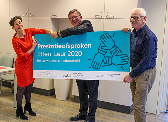 HuurdersBelangenVereniging Etten-Leur, Gemeente Etten-Leur en Alwel tekenen prestatieafspraken voor komend jaar